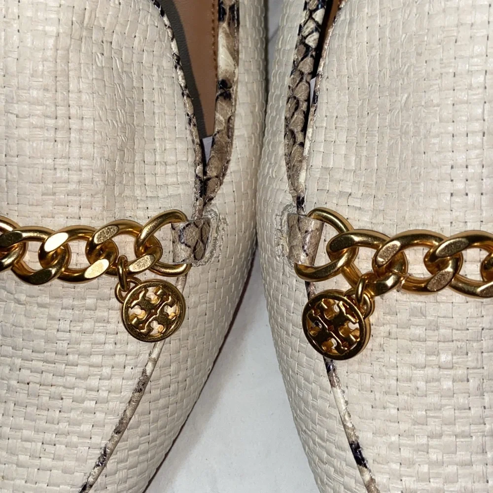 RARE Like new Tory Burch mini Benton charm loafers